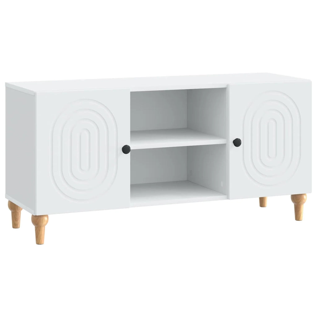 Mobile TV Bianco 102 x 34,5 x 50 cm Legno ingegnerizzato 894235