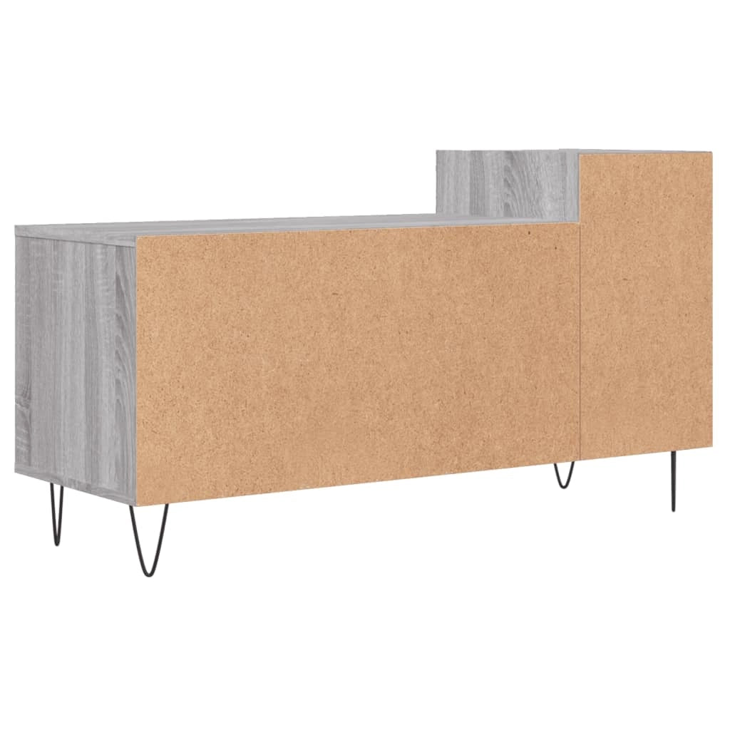 Mobile TV multimediale mensola TV credenza TV sala da pranzo soggiorno camera da letto Sonoma 100 x 35 x 55 cm legno ingegnerizzato grigio 02_0028338