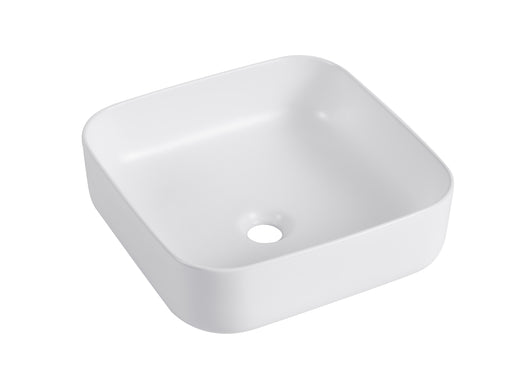 Bacinella d'appoggio lavabo 38x38 cm Bianco Opaco