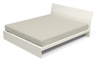 Lenzuolo Sotto con Angoli ed Elastico Tinta Unita Panna Matrimoniale Maxy