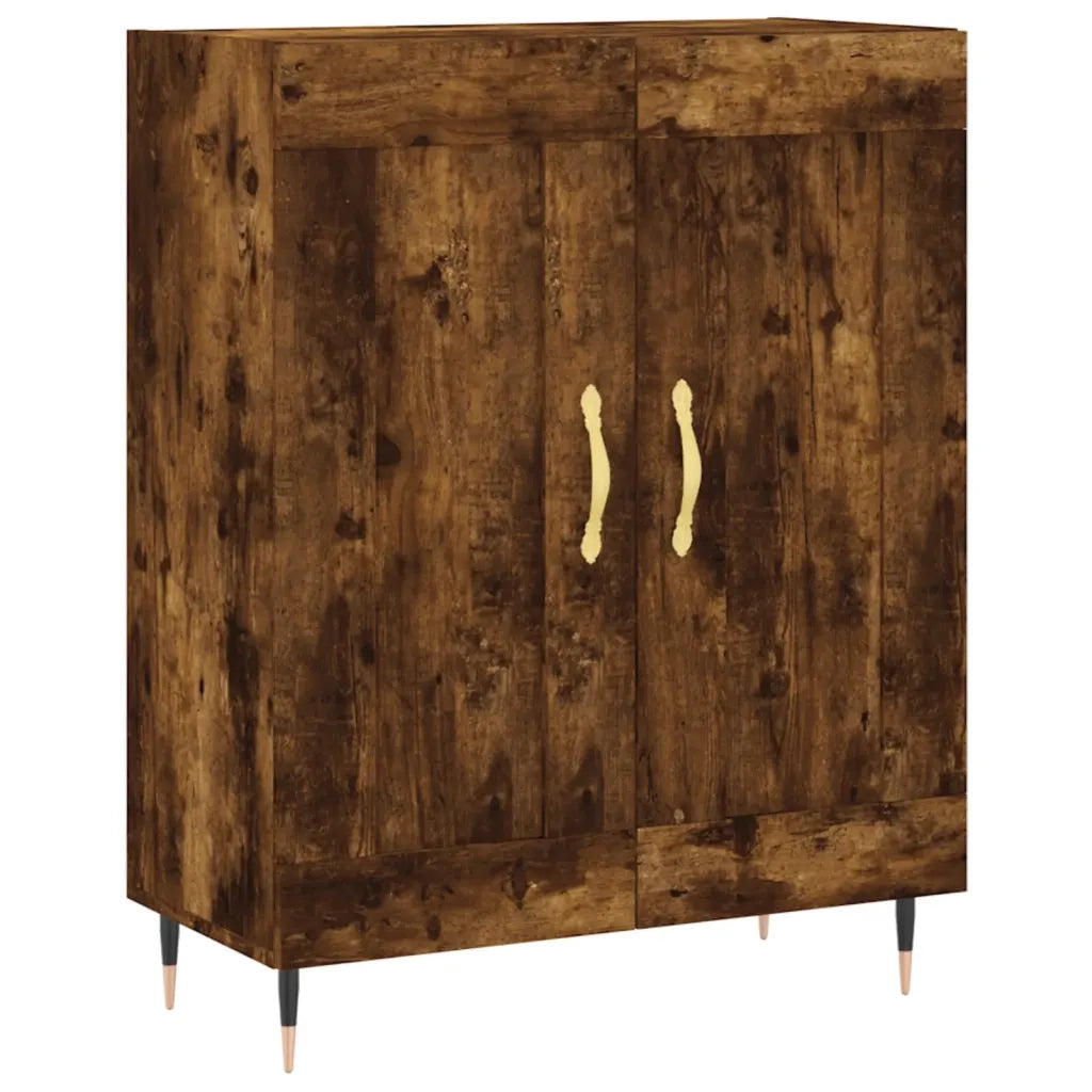 Credenza Rovere Fumo  69,5x34x180 cm in Legno Multistrato 3199670