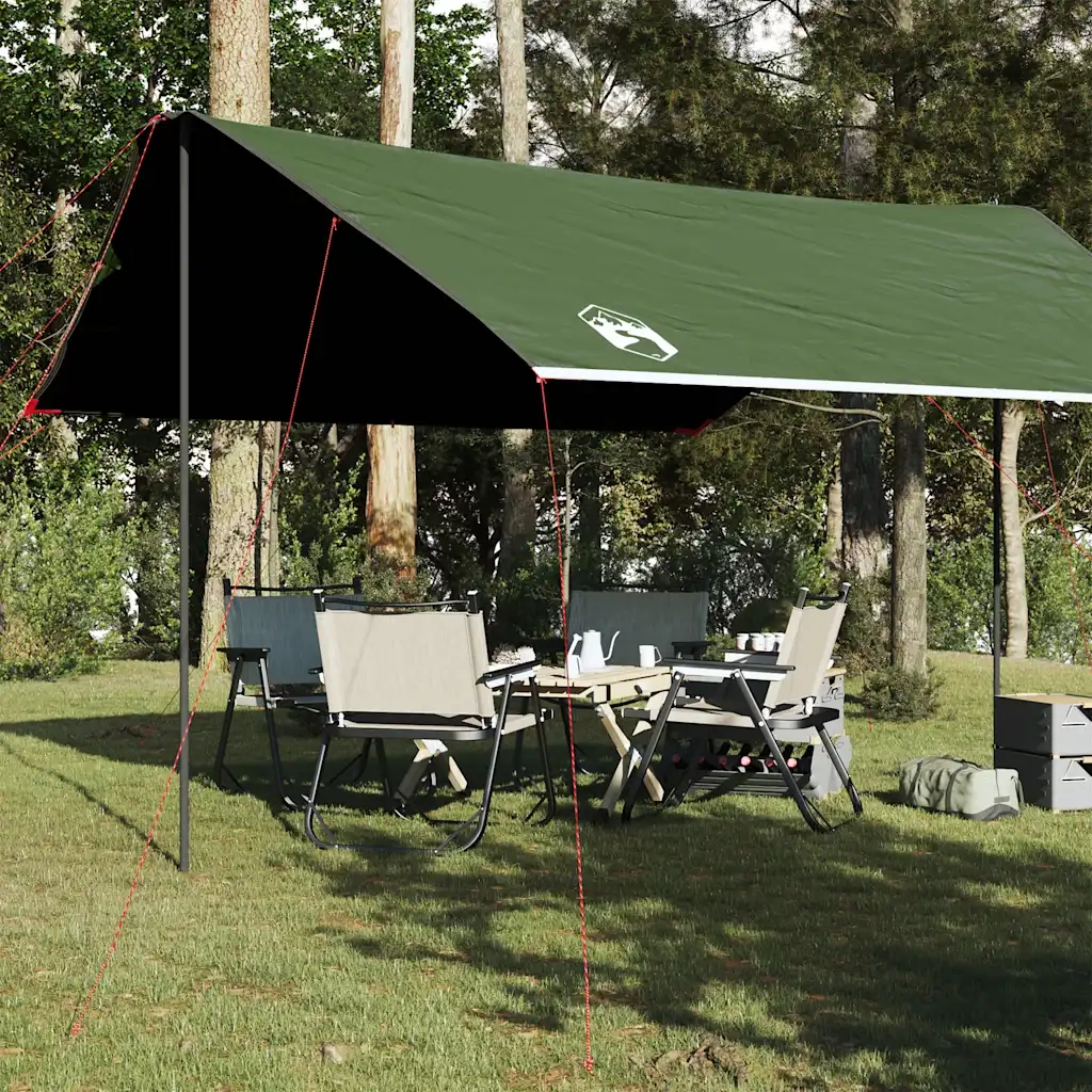 Telone da Campeggio Verde 460x305x210 cm Impermeabile 94685