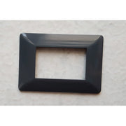 Trade Shop - Placchette Placche In Abs Per Serie Matix Bticino Compatibile 3 4 6 Moduli Color - Nero -6 Fori     -