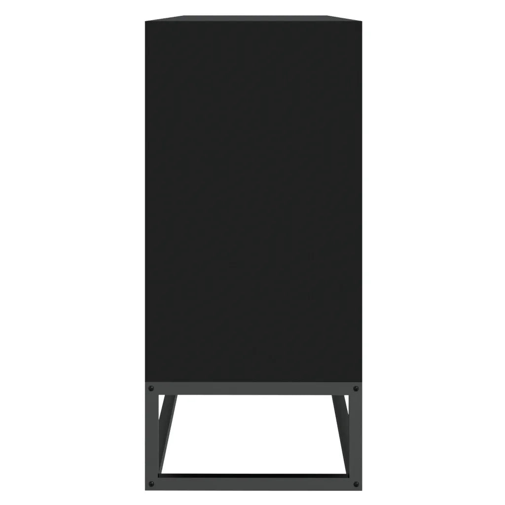 Credenza Nera 105x30x65 cm in Legno Multistrato 352122