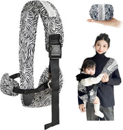 Carriera ergonomica per peso compreso 6-20 kg, con cinture di trasporto laterali, strisce antiscivolo e tessuto respirante - Nero e bianco