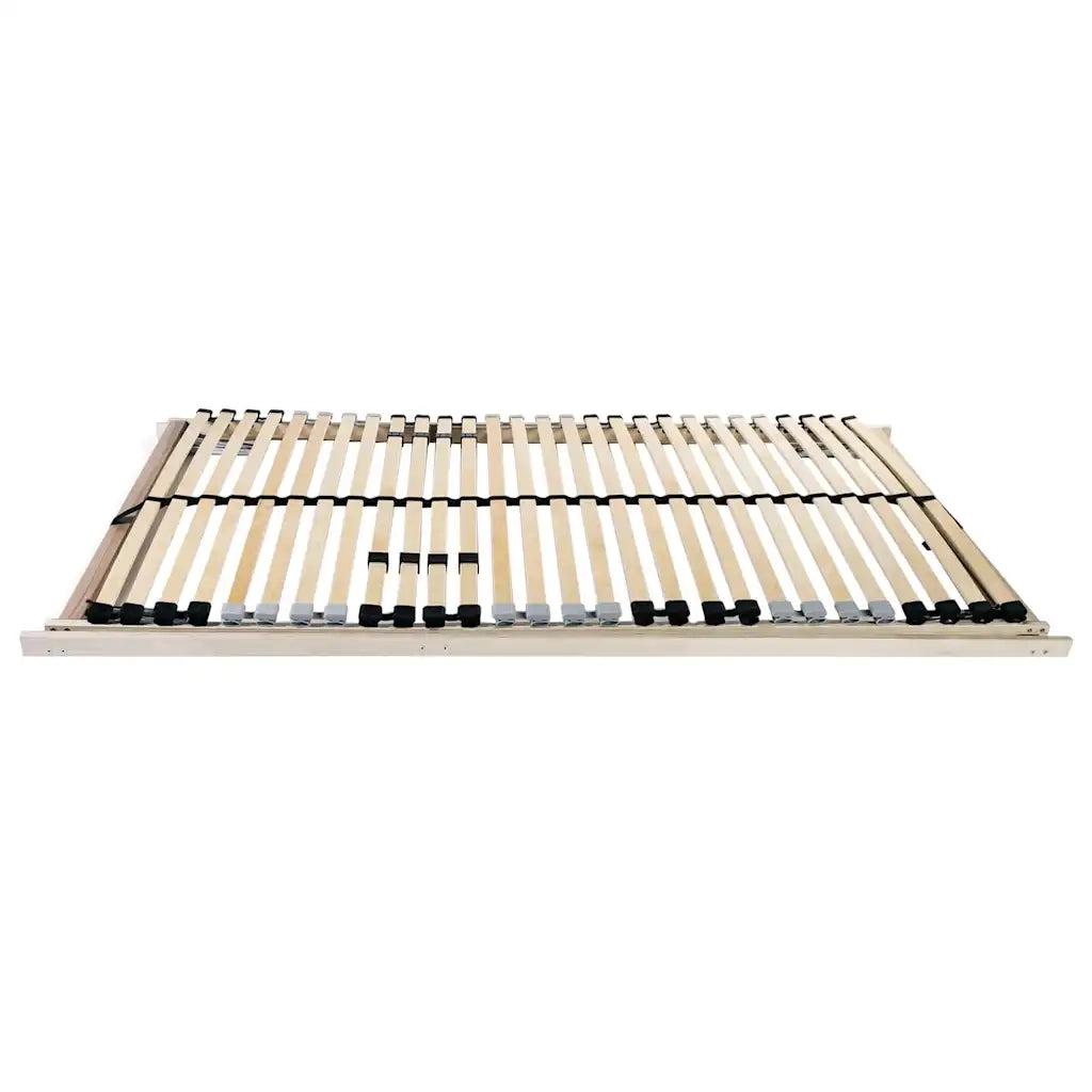 Base a doghe Marrone 140 x 190 cm Legno massello di faggio 42015249