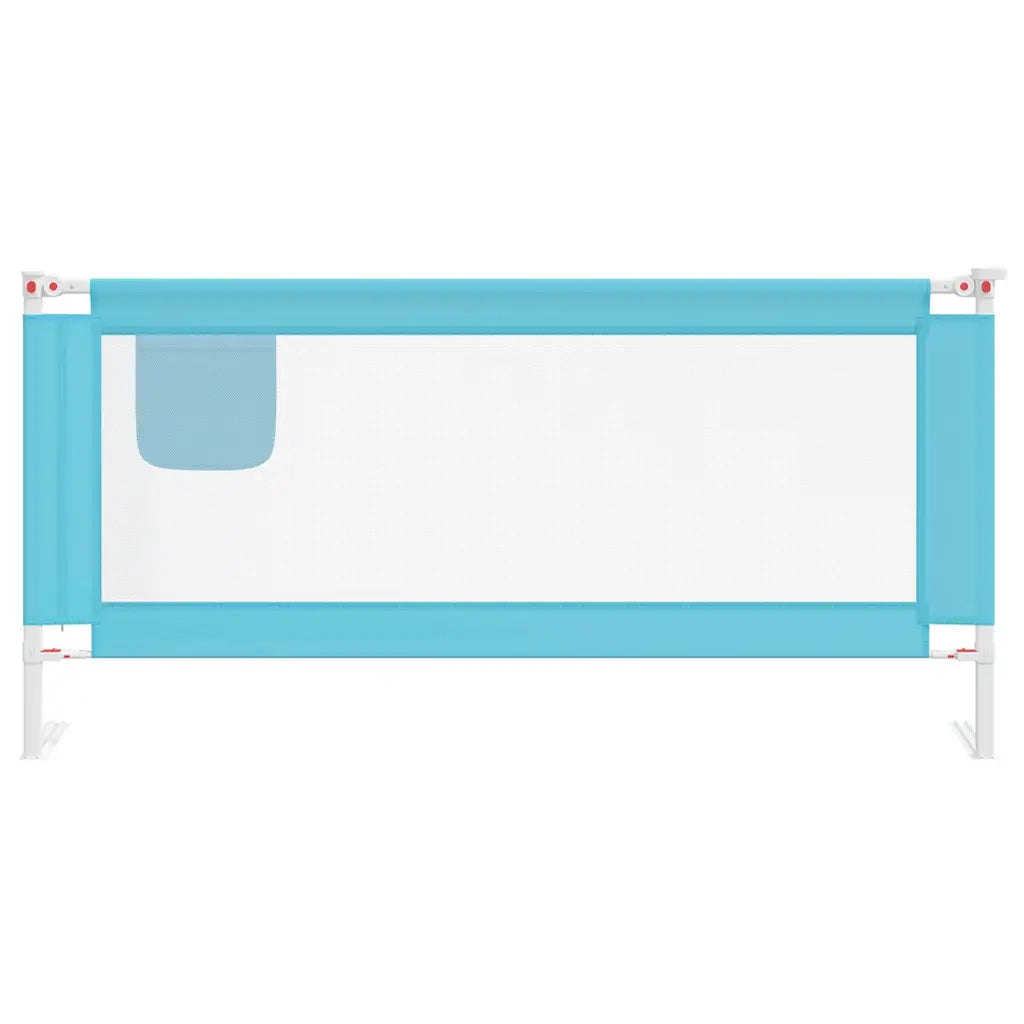 Sponda Letto di Sicurezza per Bambini Blu 190x25 cm in Tessuto CFW1956789