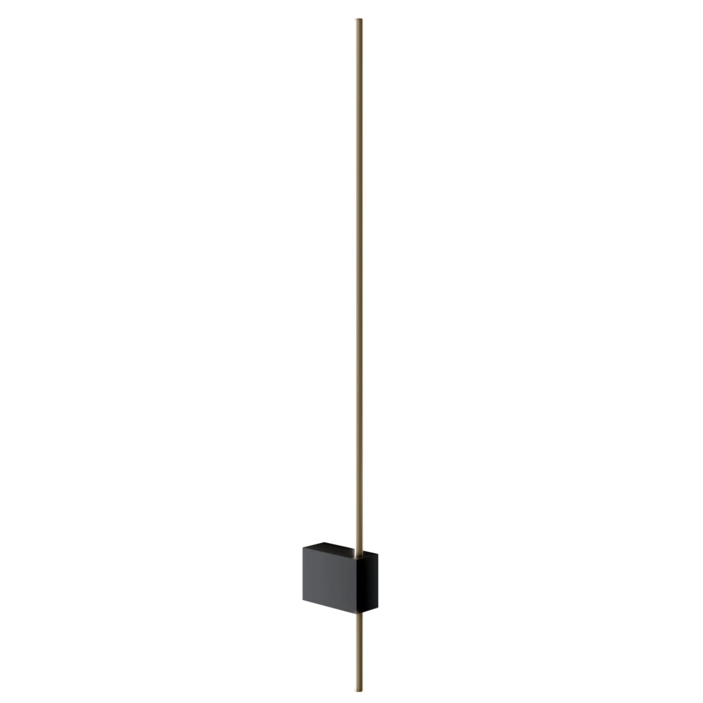Maytoni applique Pars tecnica nero oro LED 6W 3000K 62cm