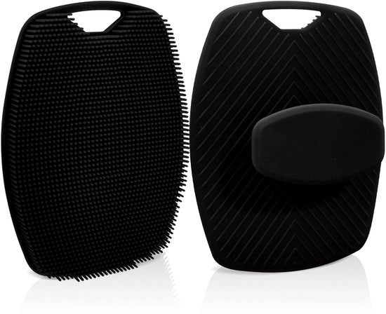 Scrubber per corpo in silicone morbido per uomini, scrubber in silicone premium per curare, pulire e esfoliare la pelle, scrubber per corpo in silicone morbido per uomini