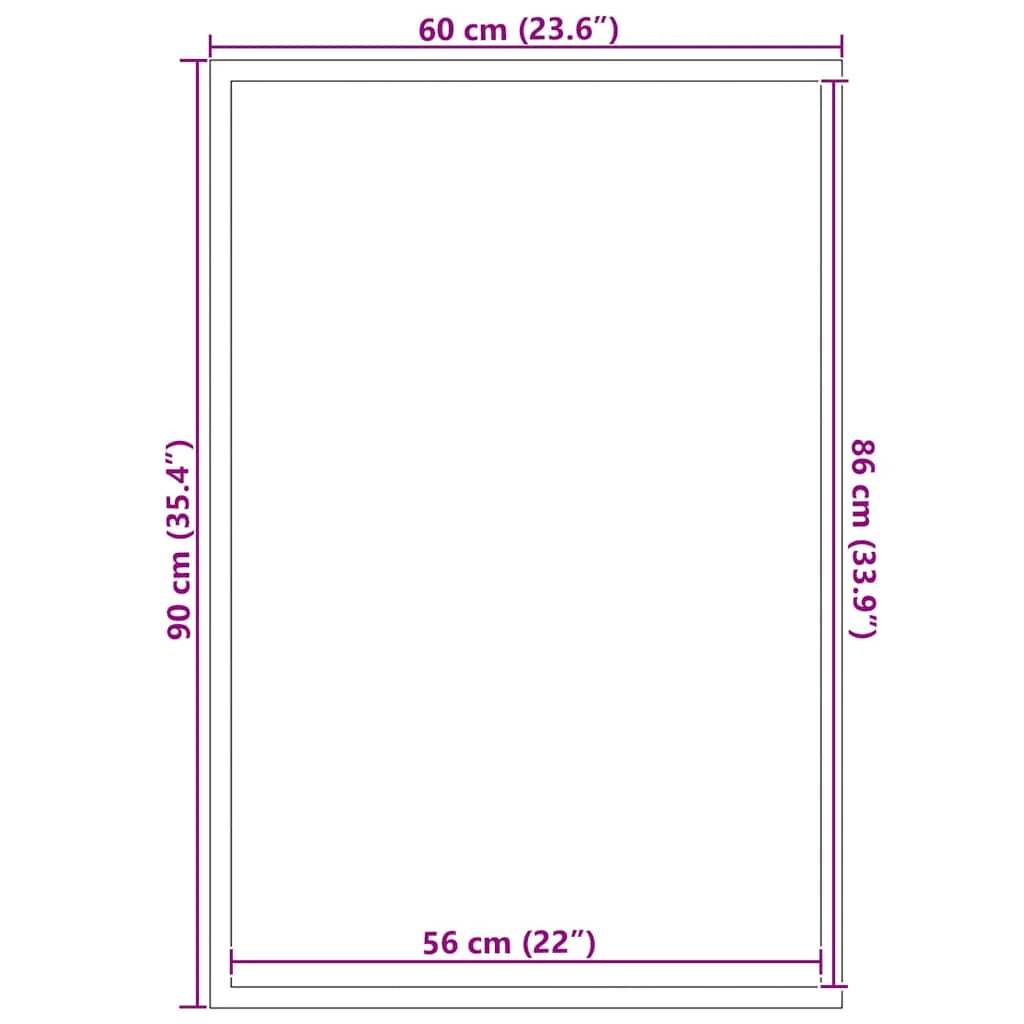 Zerbino marrone morbido e antiscivolo per interni ed esterni 60 x 90 cm in PP marrone 02_0058127