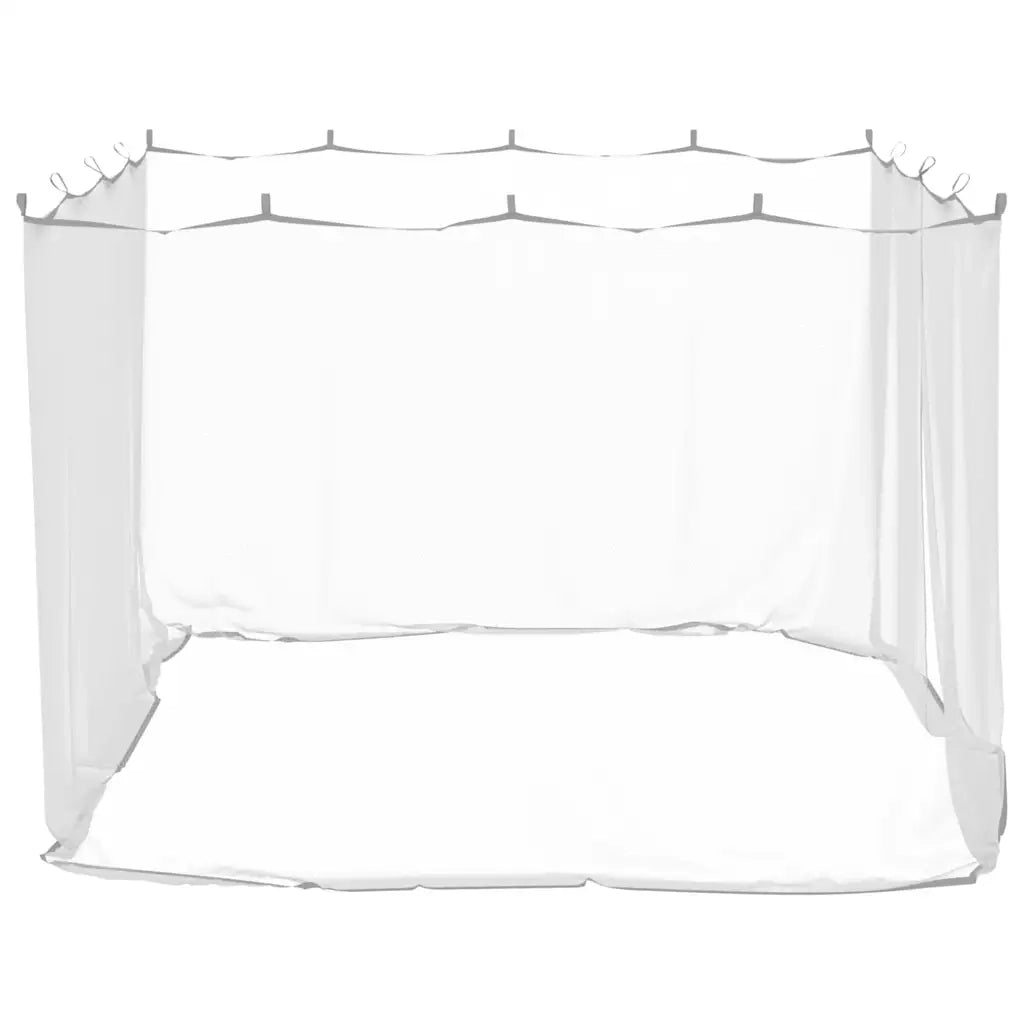 Zanzariera per Esterni 220 Maglie Bianca 300x300x200 cm 4010037