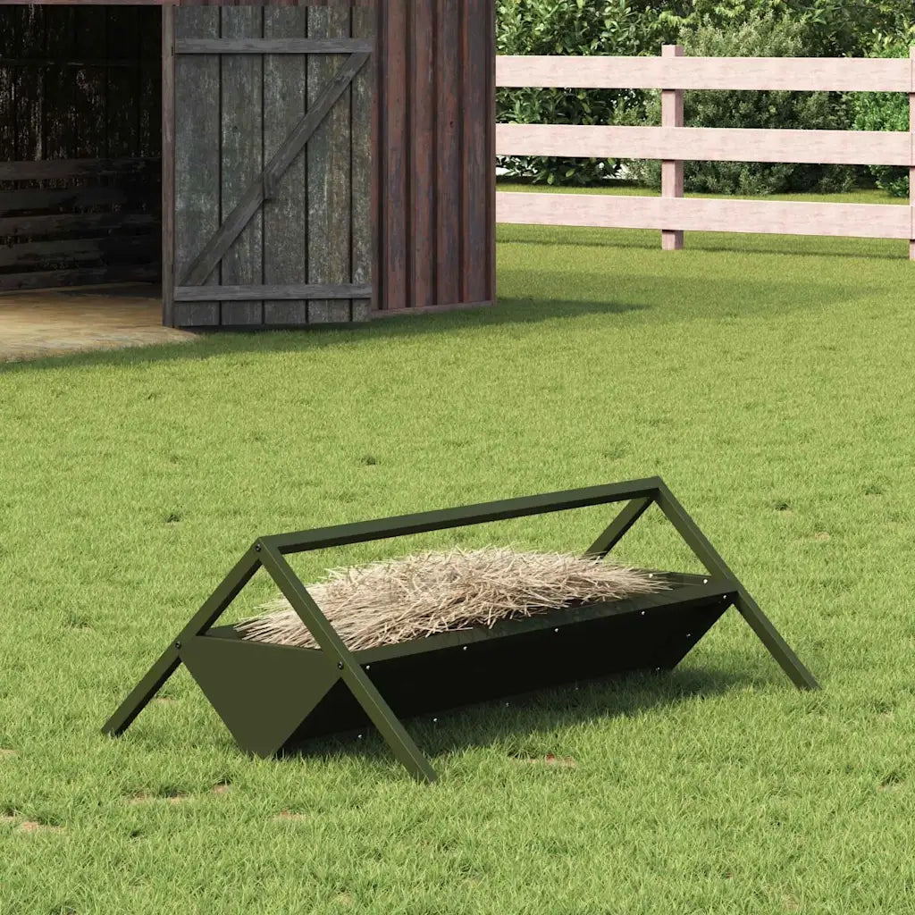 Abbeveratoio per bestiame Verde oliva 111 x 76 x 38 cm CFW1787184