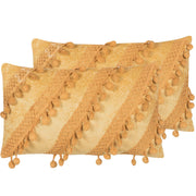 Set da bistrot da balcone tavolino da caffè in finto rattan e 2 sedie con cuscini beige da esterno