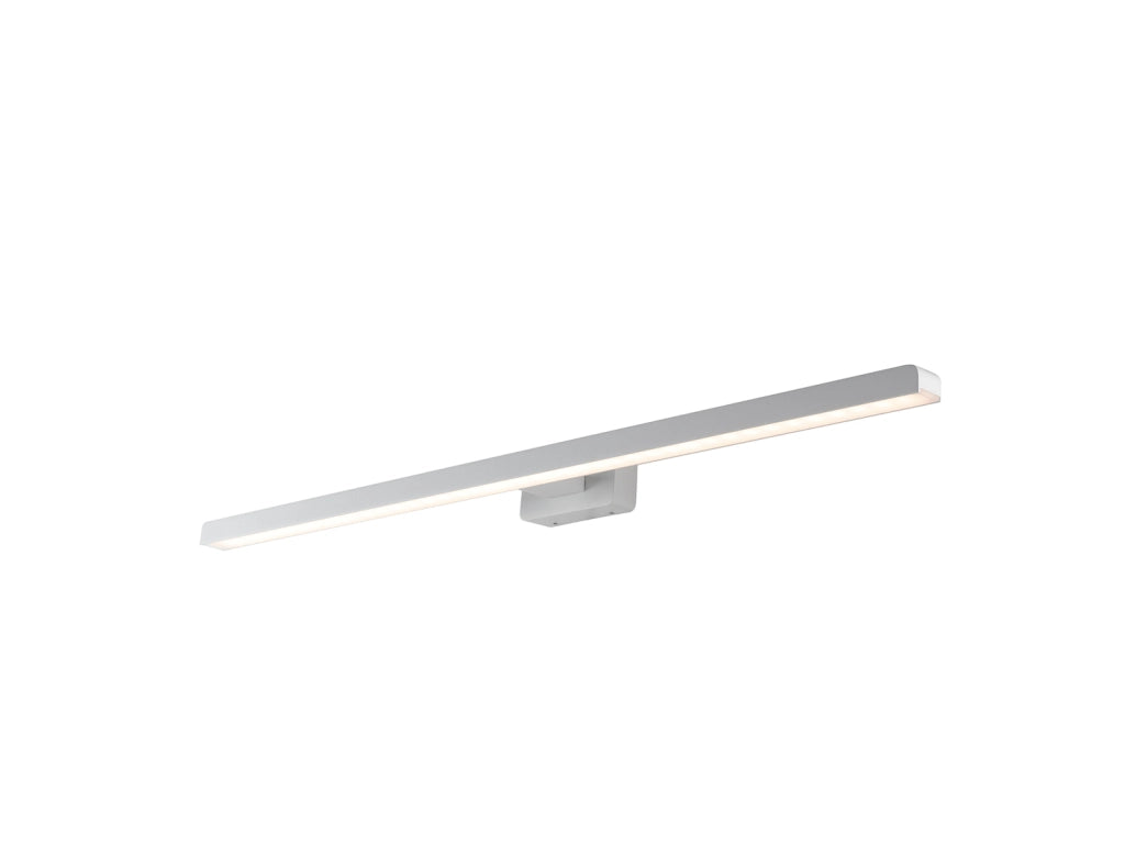 APPLIQUE LED LANCER BIANCO FISSAGGIO PARETE E SPECCHIO 13W 1000LM 3000K IP54 75x9x4CM