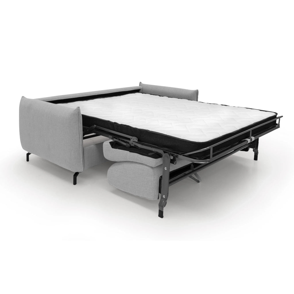 Scarlet Divano letto in tessuto misto cotone impermeabile T19 175 cm (mat.120x197) grigio