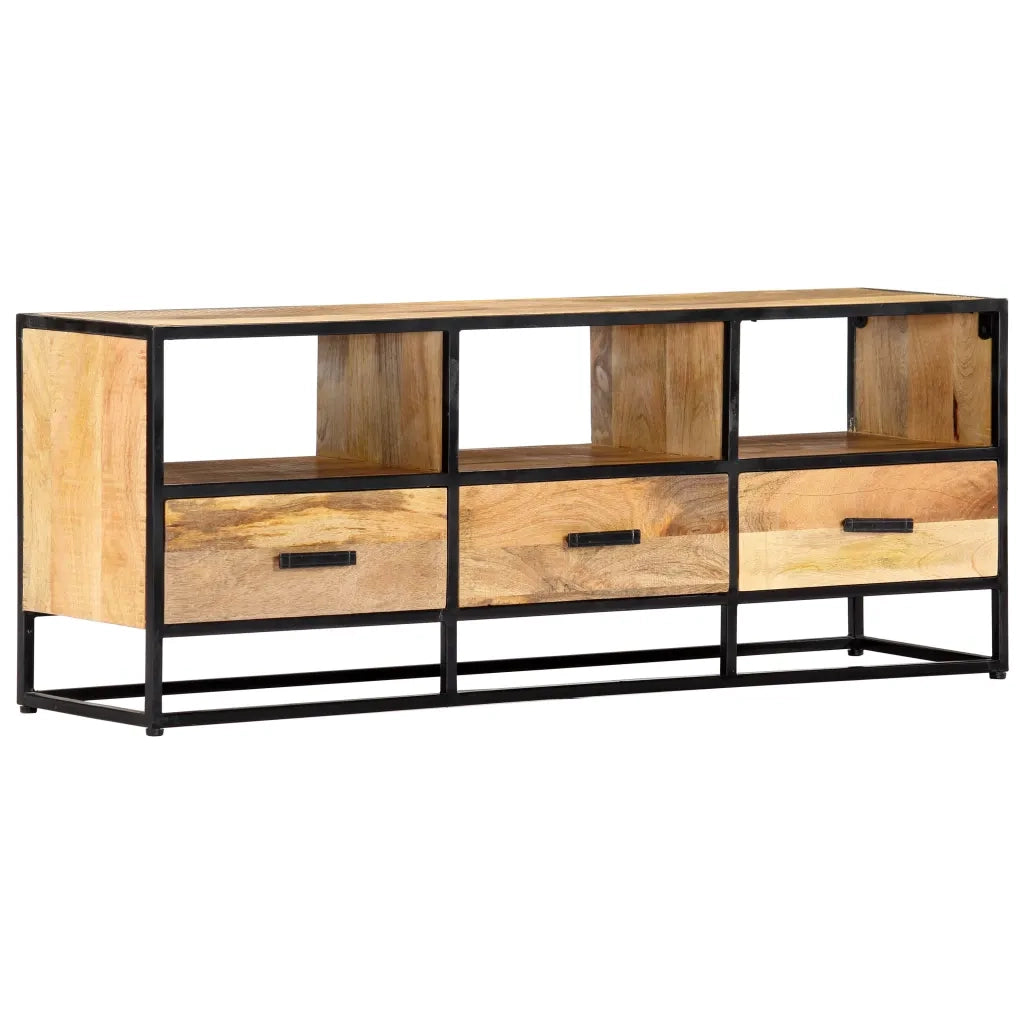 Mobile Porta TV 120x30x45 cm in Legno Massello di Mango cod mxl 66334