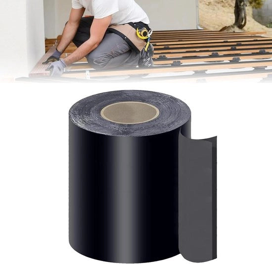 Nastro di riparazione in butile da 10 cm x 15 m - Nastro per sigillatura fessure di tetto - Nastro adesivo impermeabile - Protezione contro la corrosione - Protezione contro radiazioni UV - Nastro adesivo per esterni