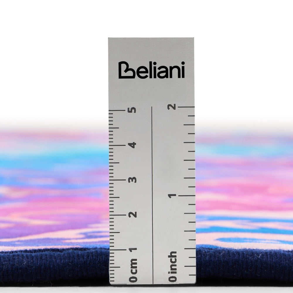 Tappeto multicolore in poliestere 200 x 300cm tessuto a trama piatta stile orientale boho con vivaci motivi stampati