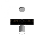 SHAPE SOSPENSIONE TUBO H.10 1 LUCE GRIGIO 1143-S10-GR