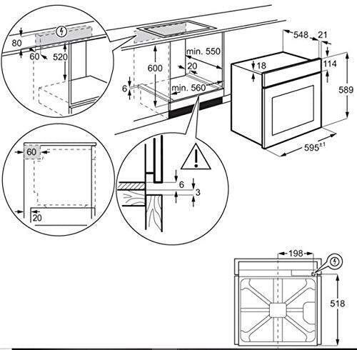 Electrolux KODGS20TX Forno Multifunzione Surround con Vapore SteamBake 500