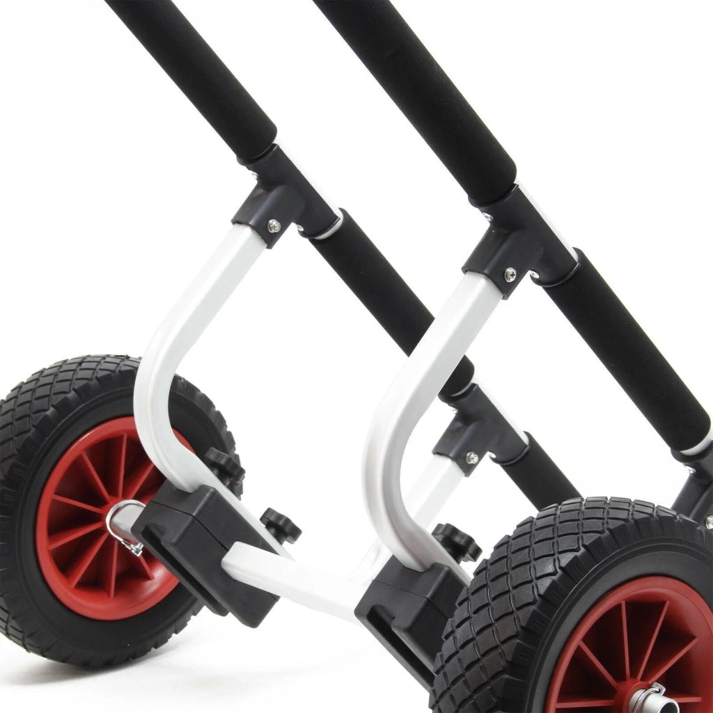 Carrello in alluminio 90 kg ruota pu diametro 26 cm e larghezza supporto regolabile 16_0002565