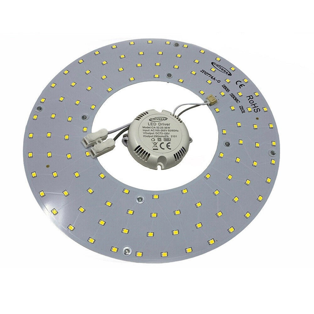 Trade Shop - Circolina Led Modulo Neon Circolare 32 W 265 V Ricambio Plafoniere Luce Ca-32 - -bianco Caldo      -