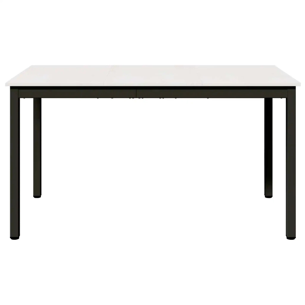 Tavolo da pranzo Bianco 140 x 80 x 75 cm Pino massello 892790