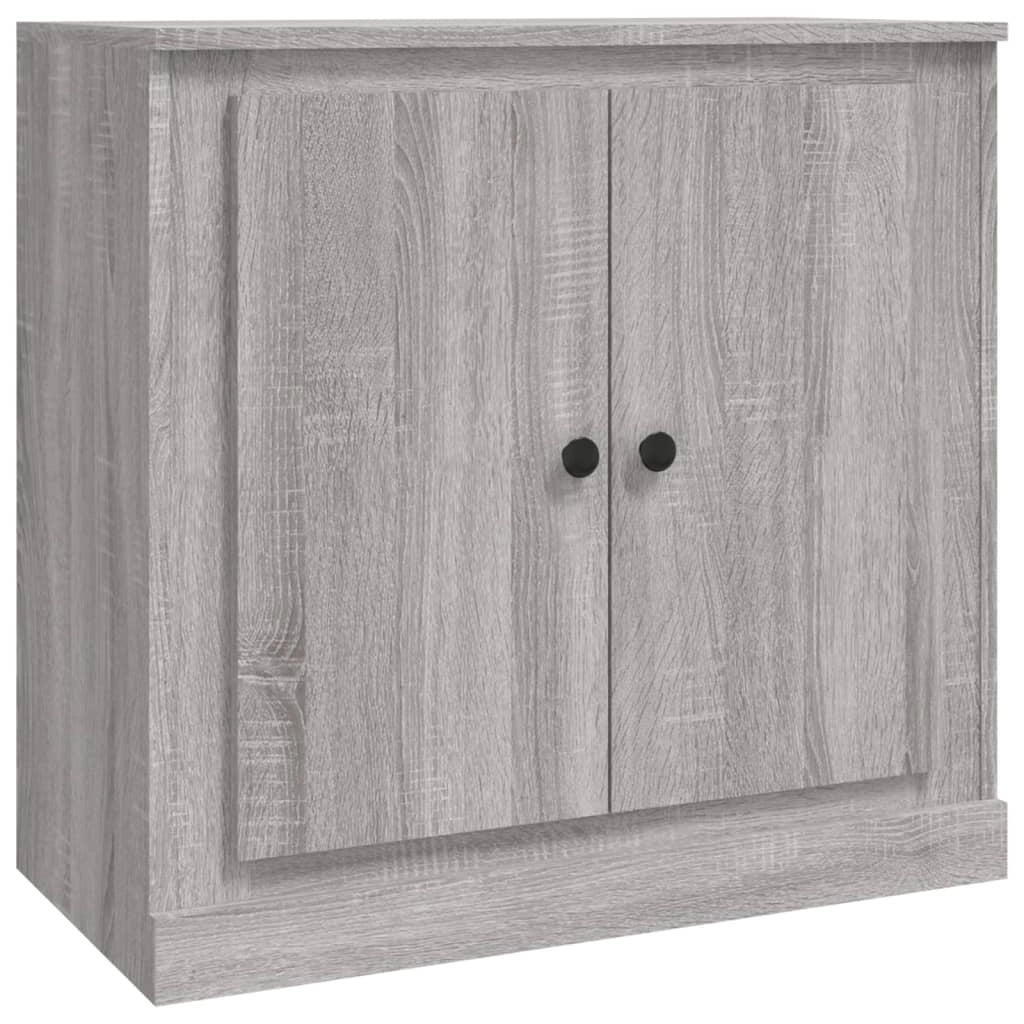 Buffet credenza cassettiera armadio mobile contenitore organizer cucina soggiorno rovere Sonoma 70 x 35,5 x 67,5 cm legno ingegnerizzato grigio 02_0036512