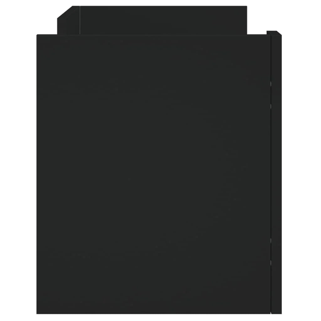Mobile TV multimediale mensola TV credenza TV sala da pranzo soggiorno camera da letto 80 x 35 x 40 cm legno ingegnerizzato nero 02_0026272