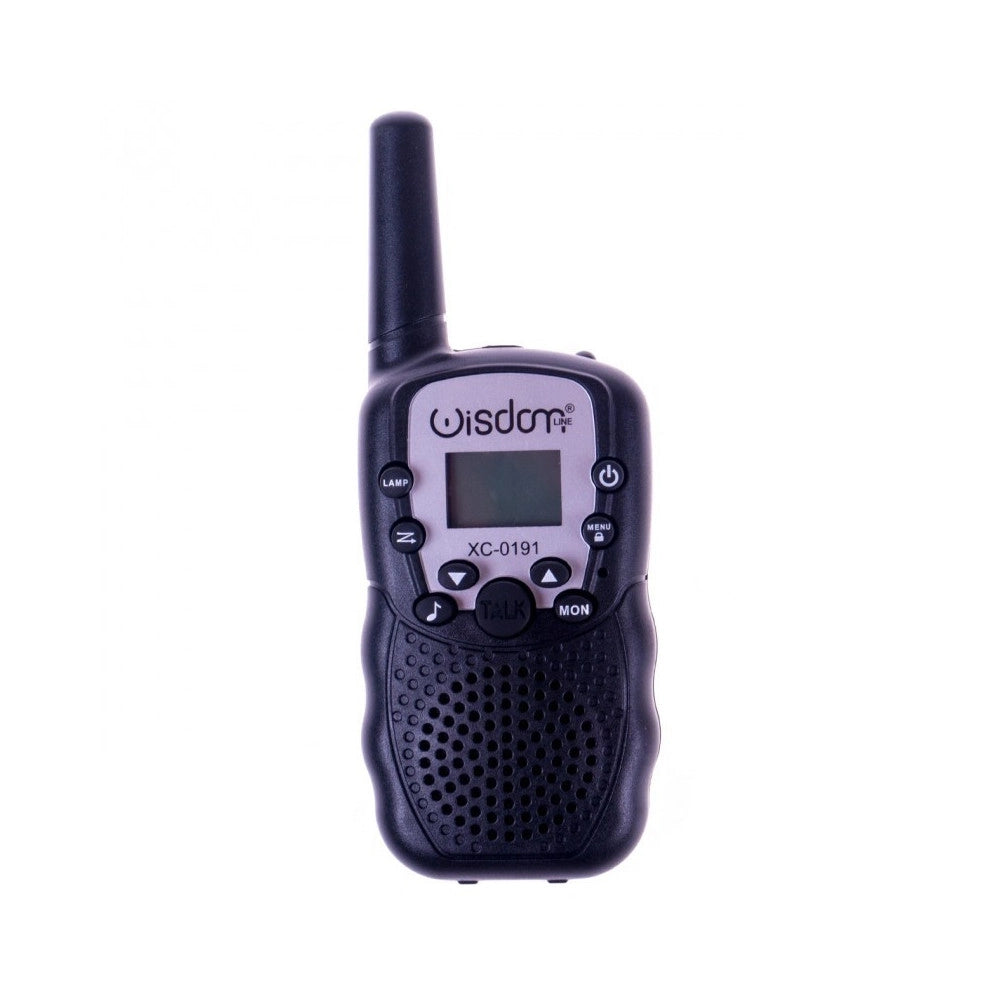 Trade Shop - Walkie Talkie Coppia Ricetrasmettitori Wisdom Portata Fino A 3 Km 400-470mhz -
