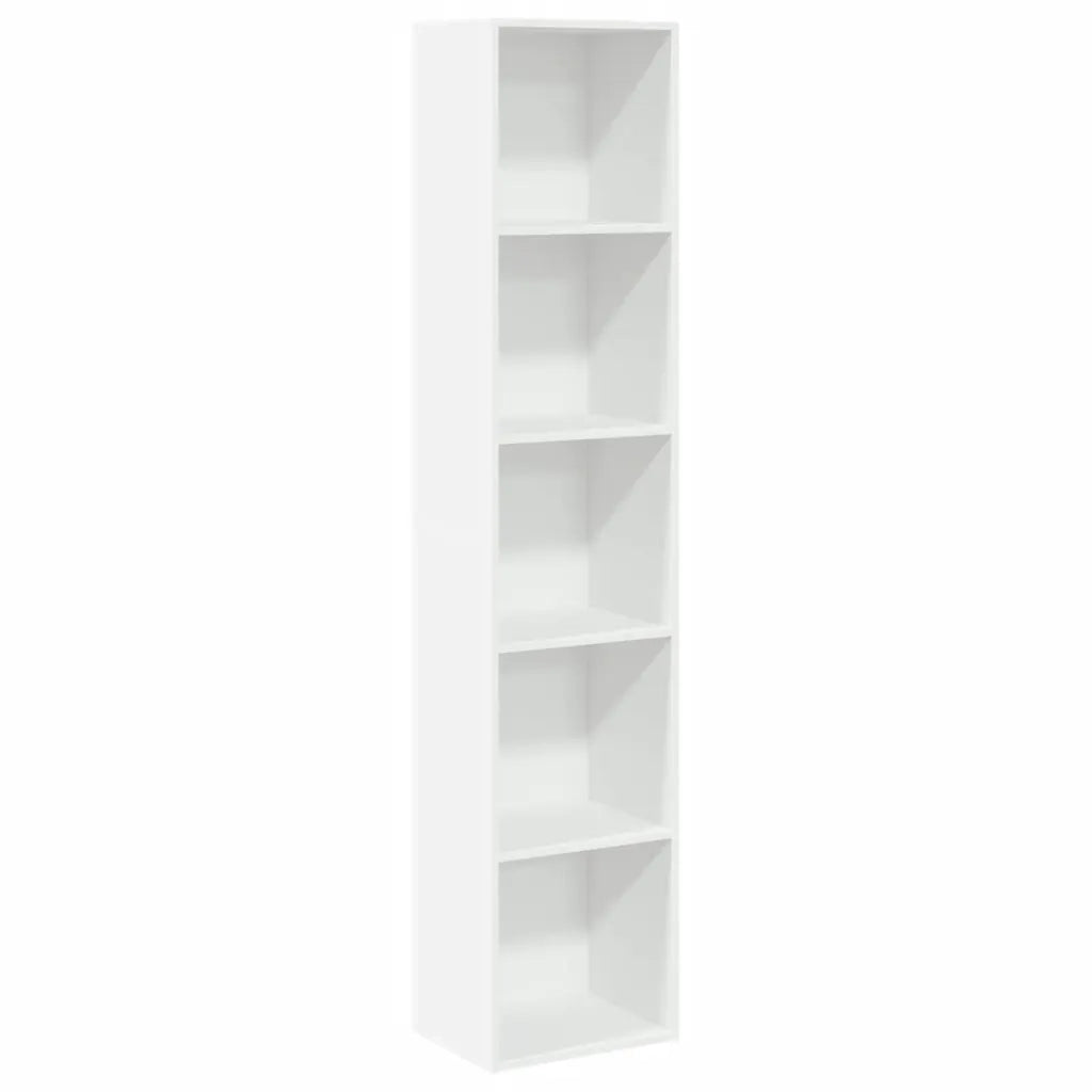 vidaXL Libreria Bianca 40x30x189 cm in Legno Multistrato