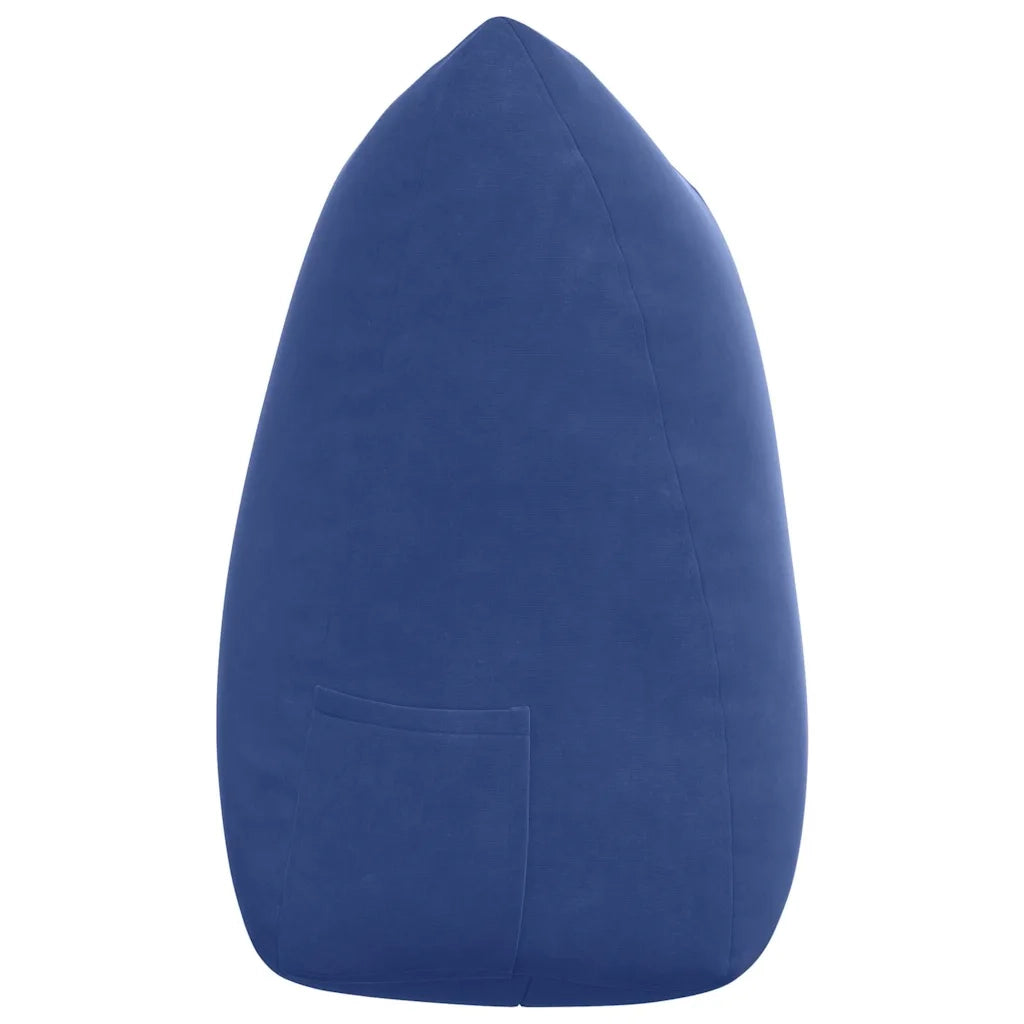 Cuscino per Schiena Blu Polizia 140 x 24 x 50 cm Velluto 42014527