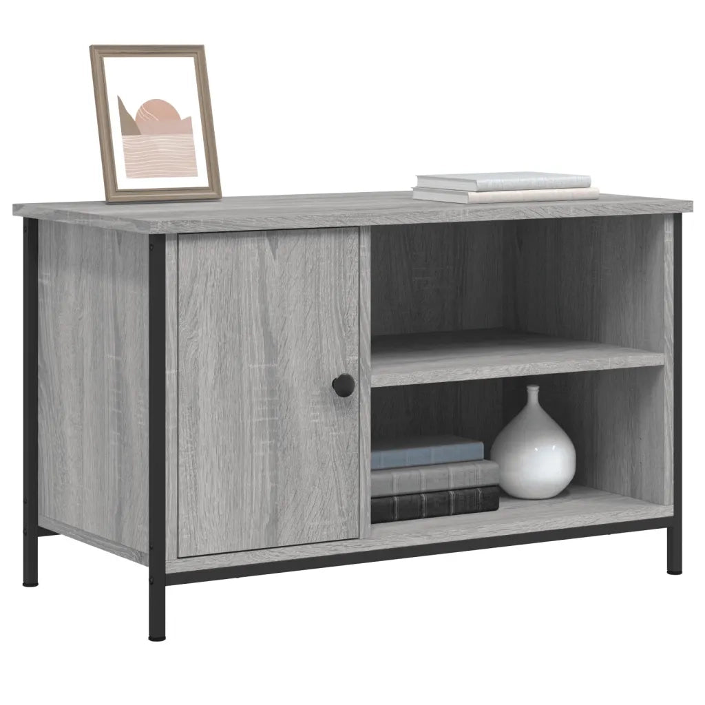 Mobile Porta TV-Mobile per TV-Credenza TV Grigio Sonoma 80x40x50 cm in Legno Multistrato