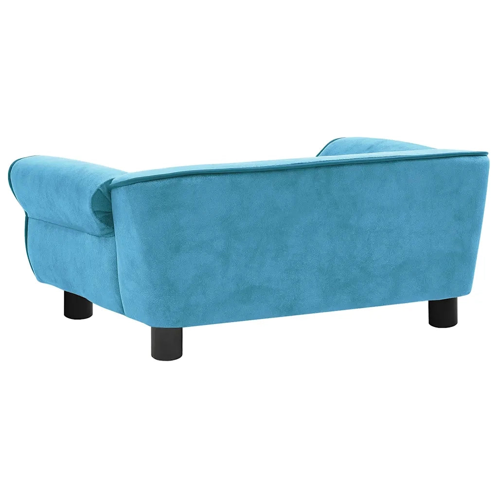 Divano per Cani Turchese 72x45x30 cm in Peluche CFW6324345