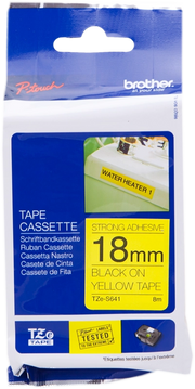 Brother TZE-S641 nastro per etichettatrice Nero su giallo TZ