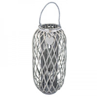 Lanterna Caroline   in Vimini Grigio