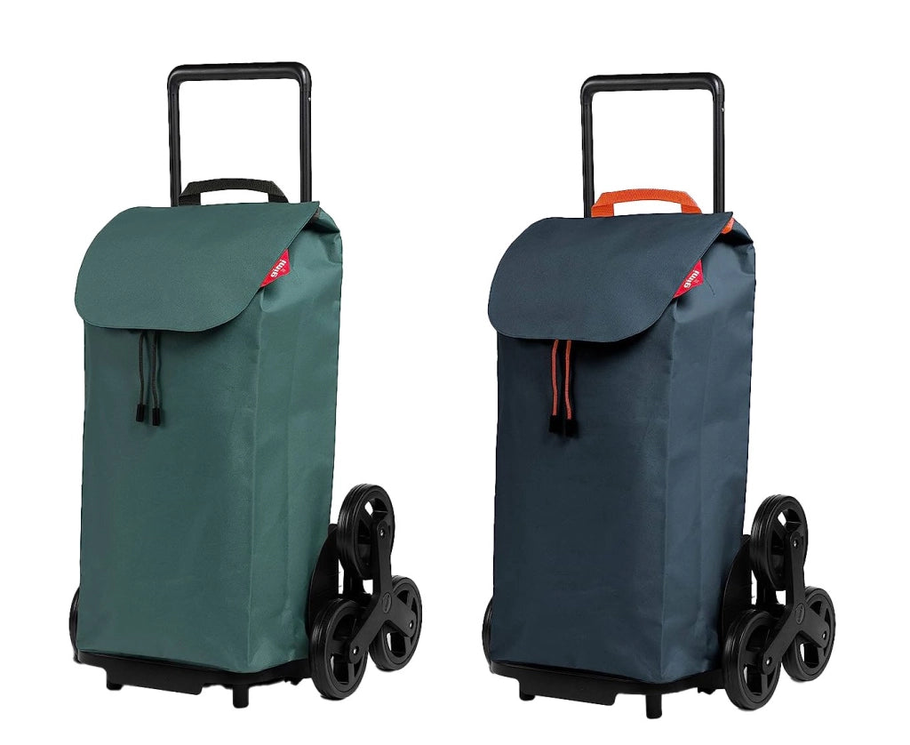 CARRELO PORTASPESA 'TRIS' colore verde - 56 lt - GIMI