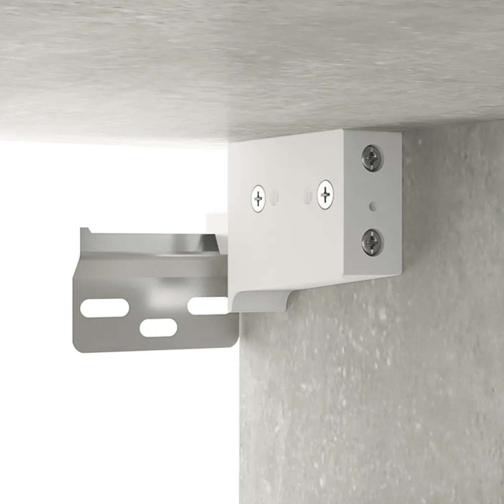 Mobile Porta TV a Parete Grigio cemento 100x34,5x40 cm 816636