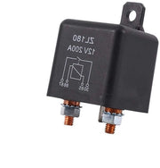 Relais a Scatto Heavy Duty - 12V 200A - affidabile e robusto - Nero - applicazione auto e imbarcazione - per carichi pesanti - 4 Terminali