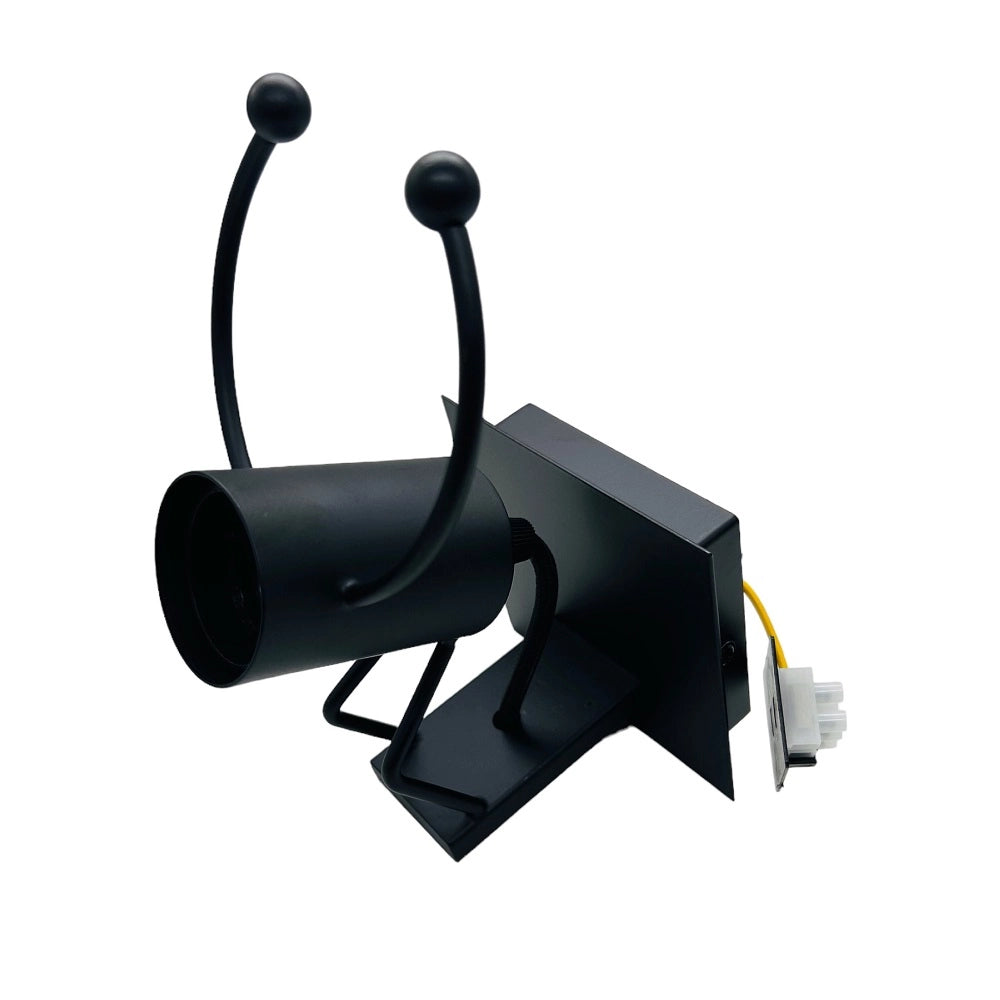 Applique Lampada da parete moderna con attacco E27 forma Omino Nero che salta