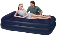 Materasso Matrimoniale Gonfiabile 203x152x46cm Autogonfiabile Bauer Blu