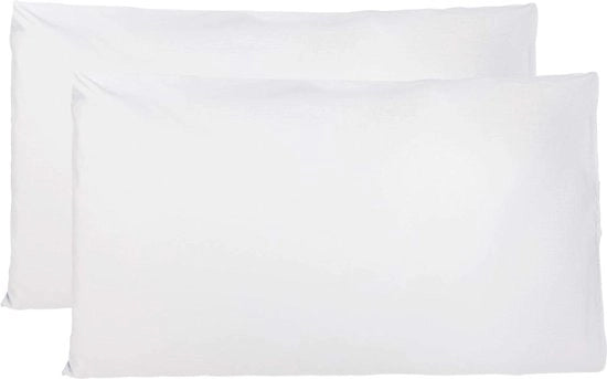 Set di 2 Coprisacco 40x70 100% Cotone Satin Premium Super morbidi Coprisacco Resistenti e ipoallergenici Anti-mosche Copri-osservazione Decorativo con Cerniera nascosta Lavabile