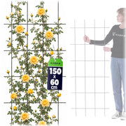 Supporto in metallo per pergola da giardino KADAX per piante, rose e fiori, 60x150 cm