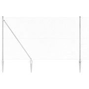 Palo della recinzione Argento 10 x 1,5 m (maglia 40 x 40 mm)
