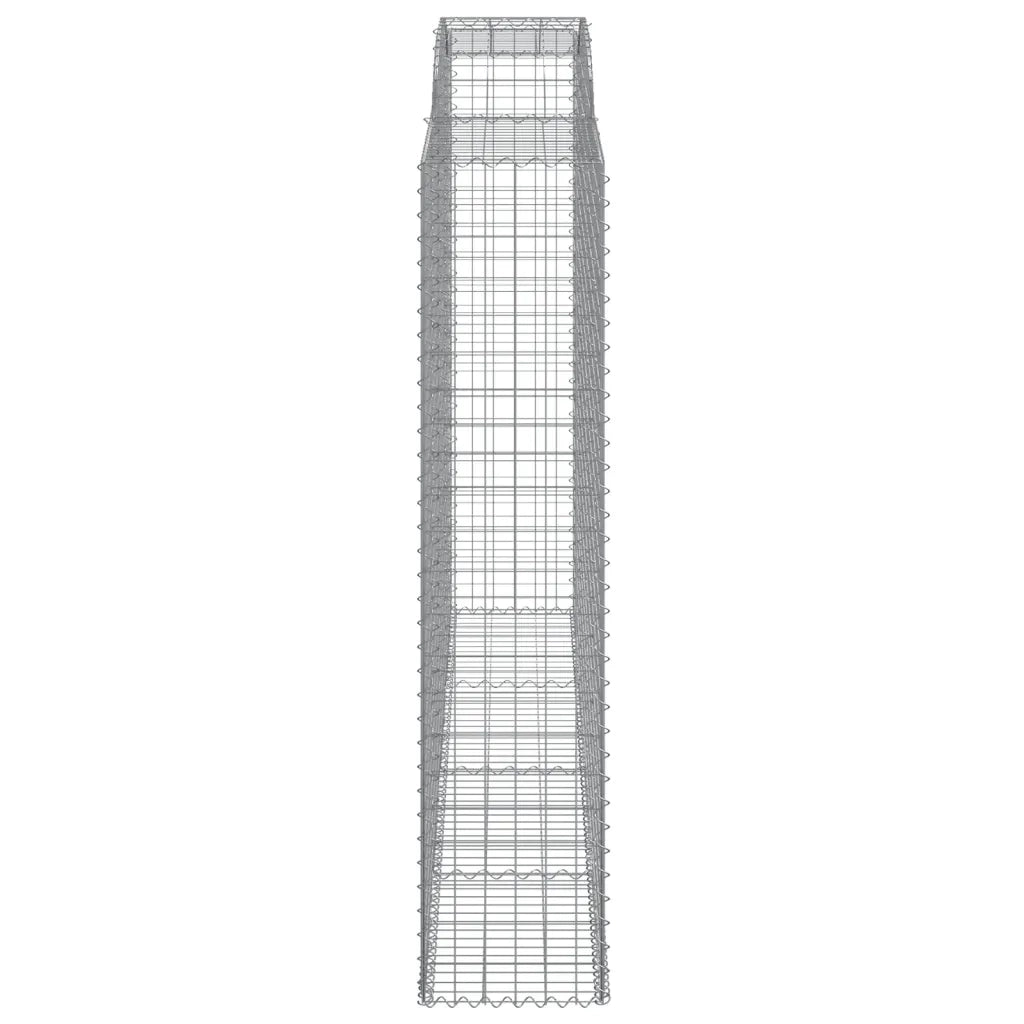 Cesti Gabbioni ad Arco 7 pz 300x50x220/240 cm Ferro Zincato 3146814