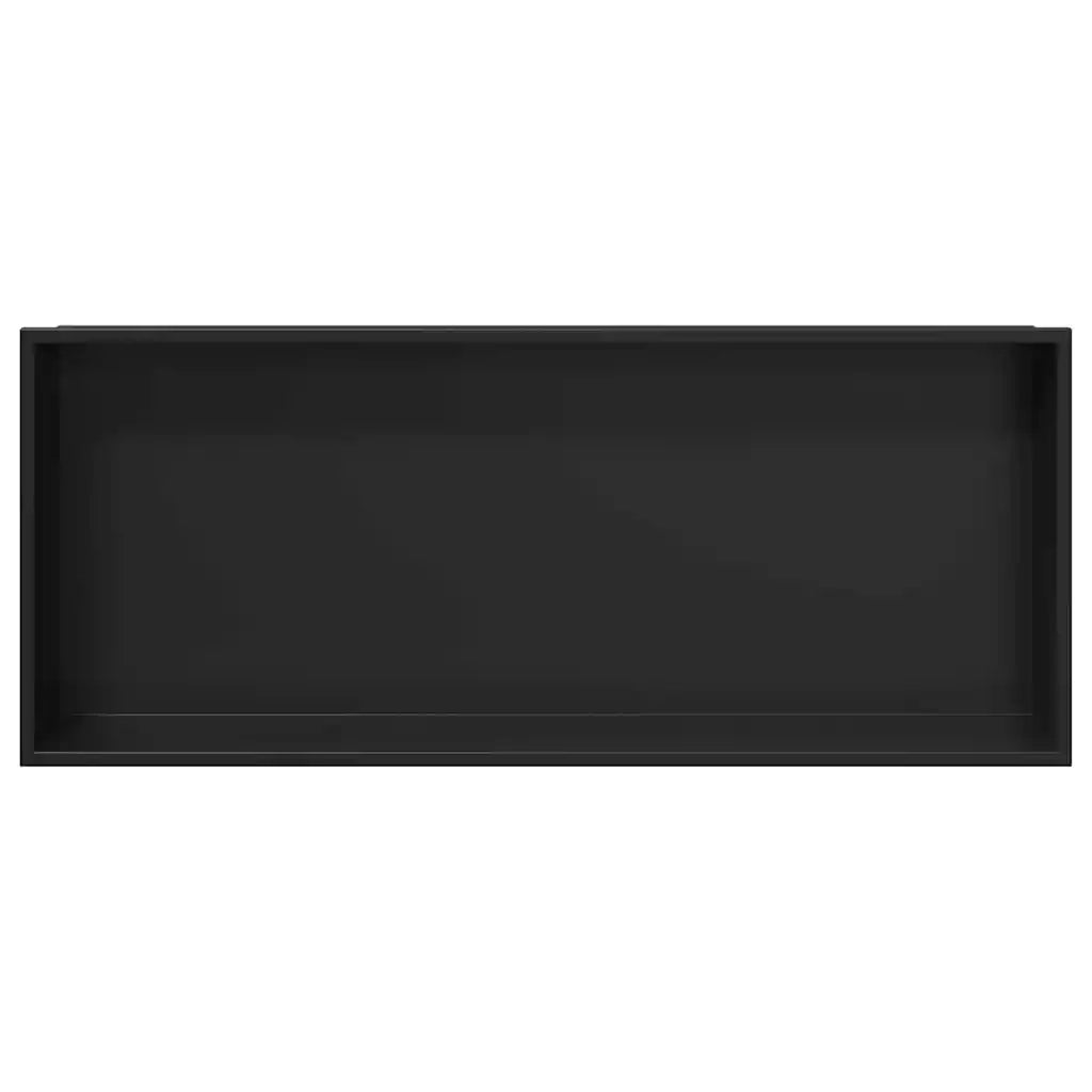 Nicchia per doccia Nero 75 x 30 x 9,5 cm Acciaio inossidabile CFW9008540