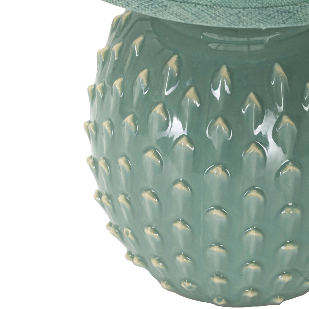 Ketchi, Lampada da Tavolo Necessaria 1 Lampadina, Azzurro Turchese