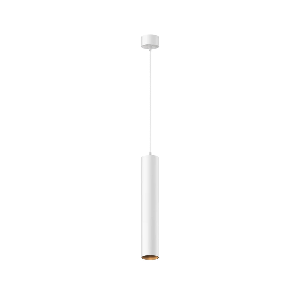 Maytoni Sospensione moderna Focus LED 1 luce LED integrato bianco alluminio
