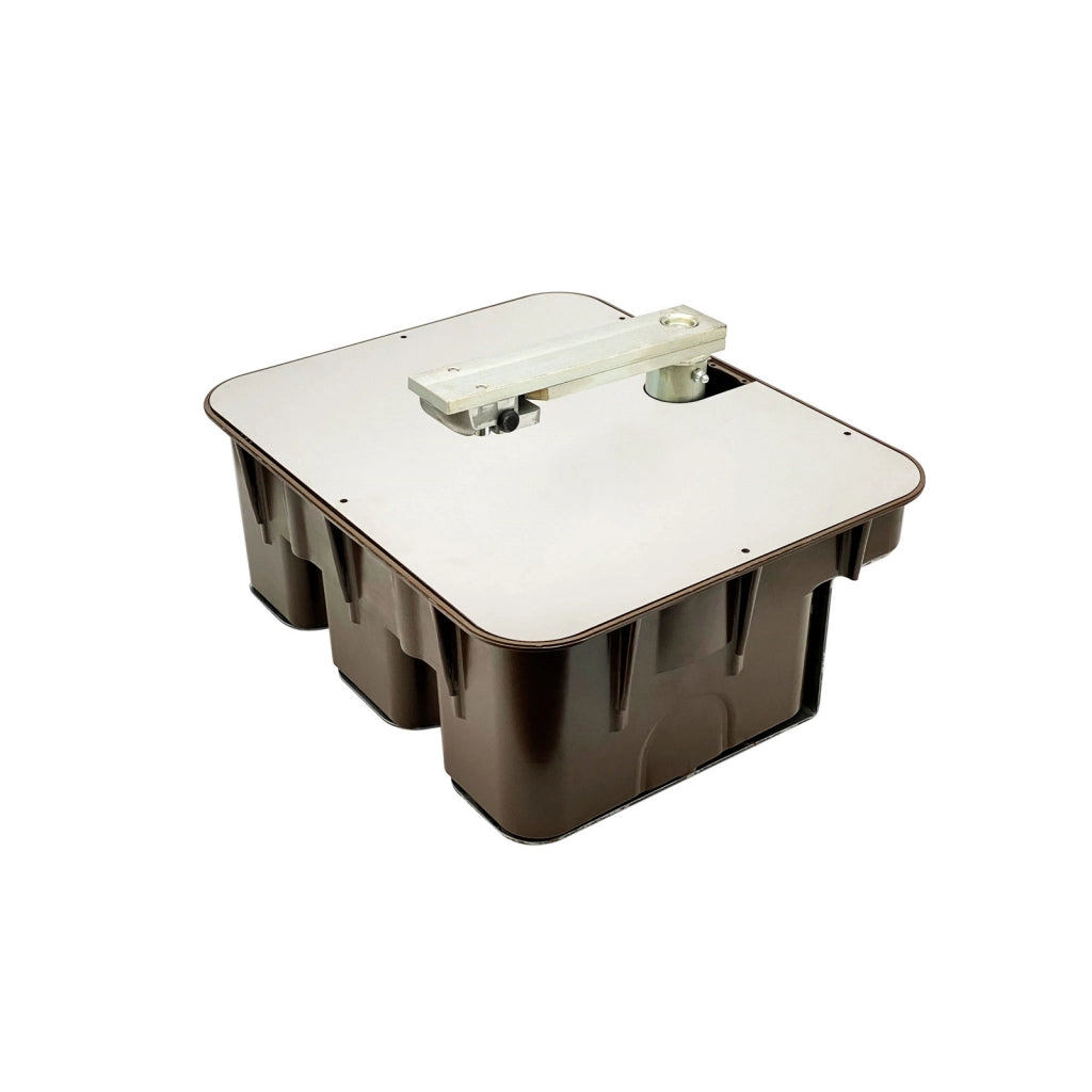 CASSA DI FONDAZIONE IN TECNOPOLIMERO COPERCHIO ZINCATO VDS CASSA-PZ 121992/4