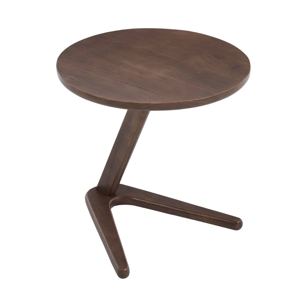 Tavolino da Salotto Rotondo in Legno Massello ¨C MINIMAL ¨C Design Moderno, Gambe in Metallo